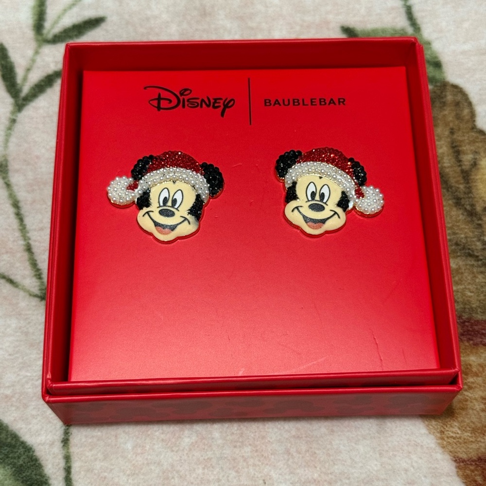 Disney BaubleBar Mickey Mouse Earrings